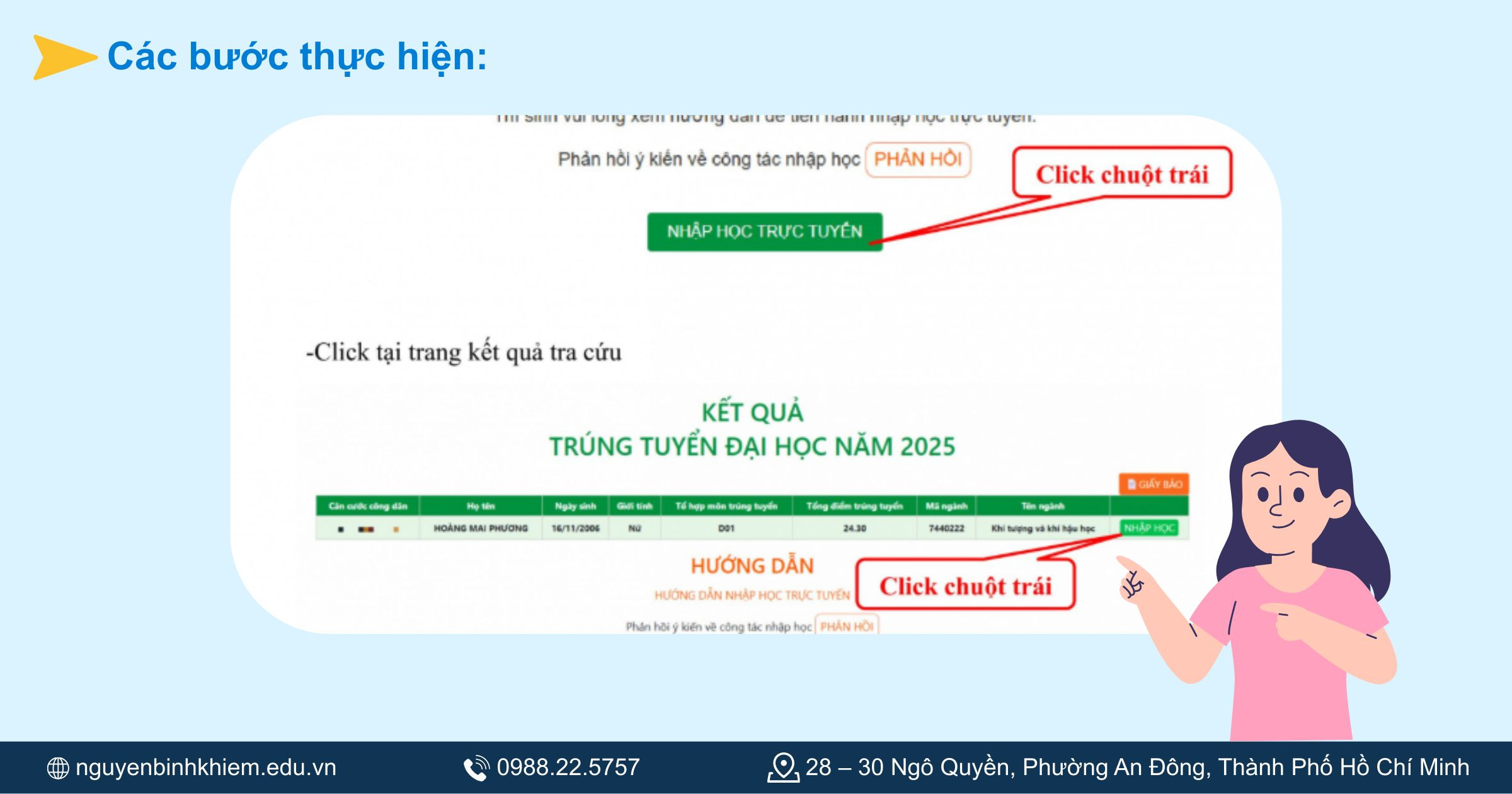 Bước 2: Thực hiện tiếp hướng dẫn
