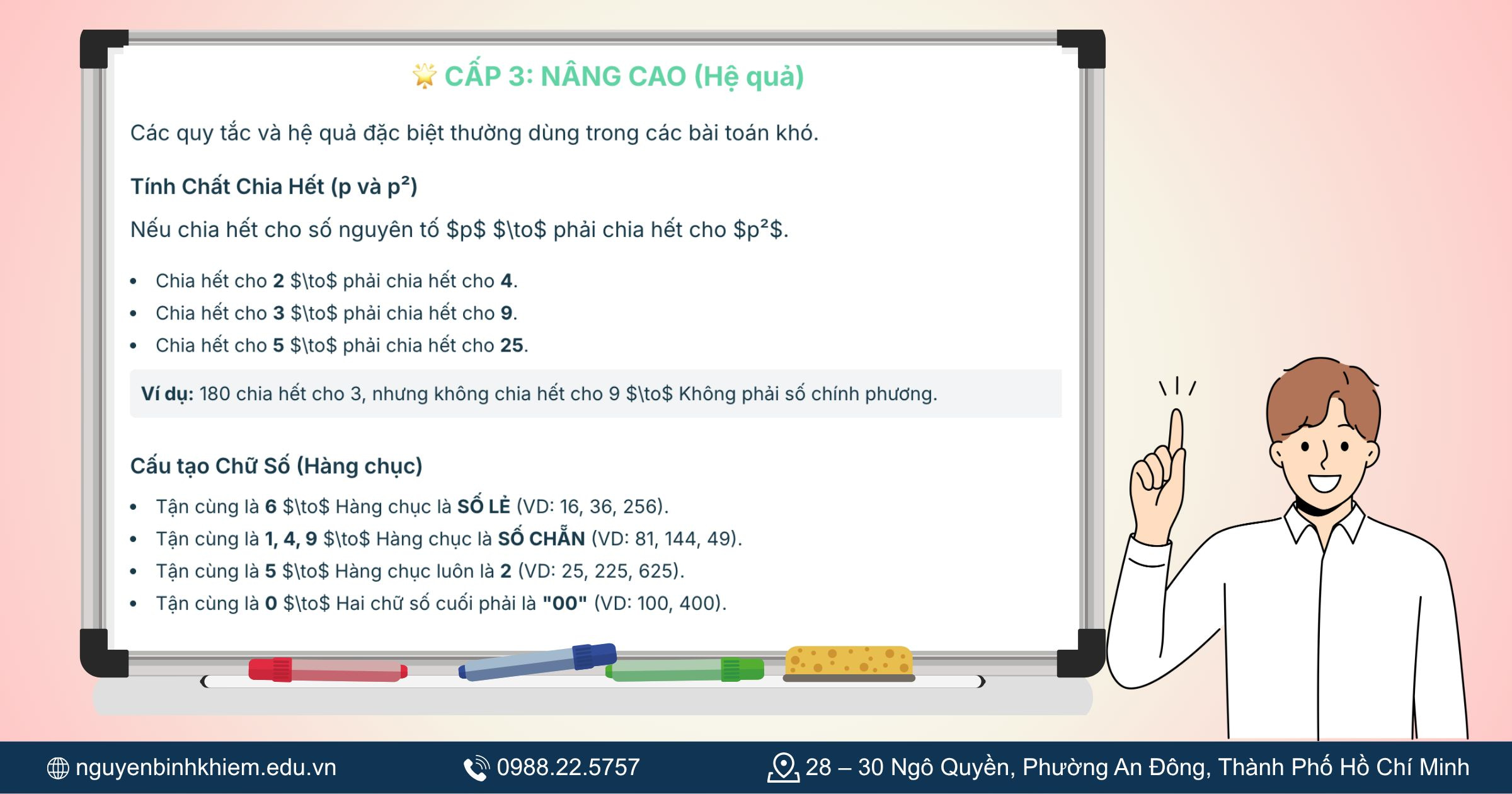 Bài tập số chính phương nâng cao