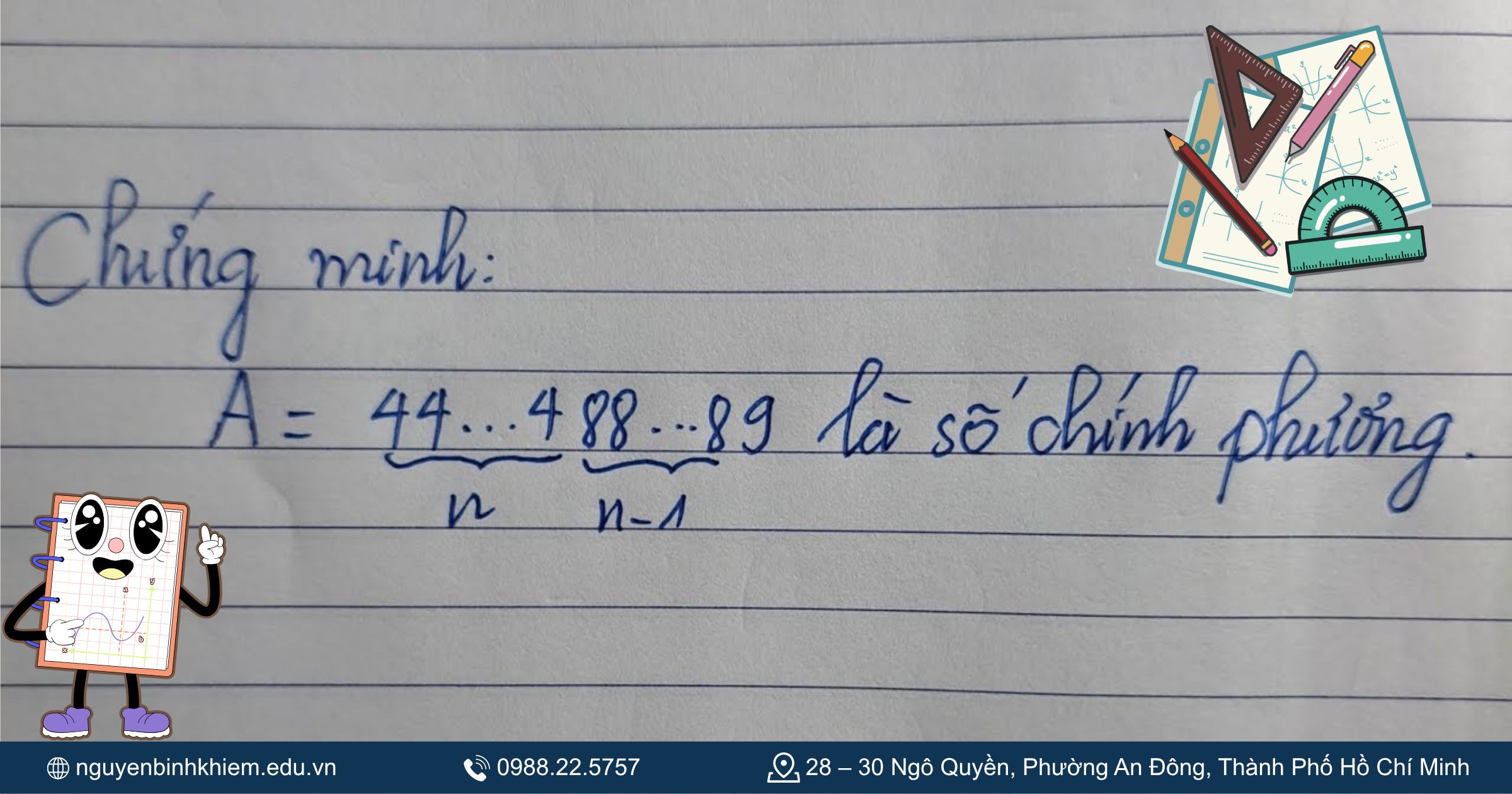 Bài toán chứng minh số là số chính phương