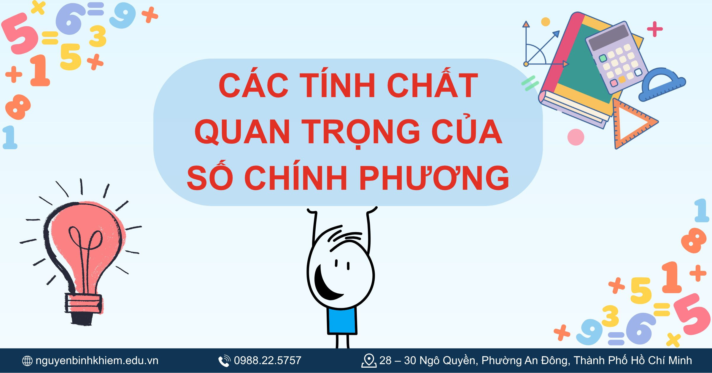  Các tính chất quan trọng của số chính phương