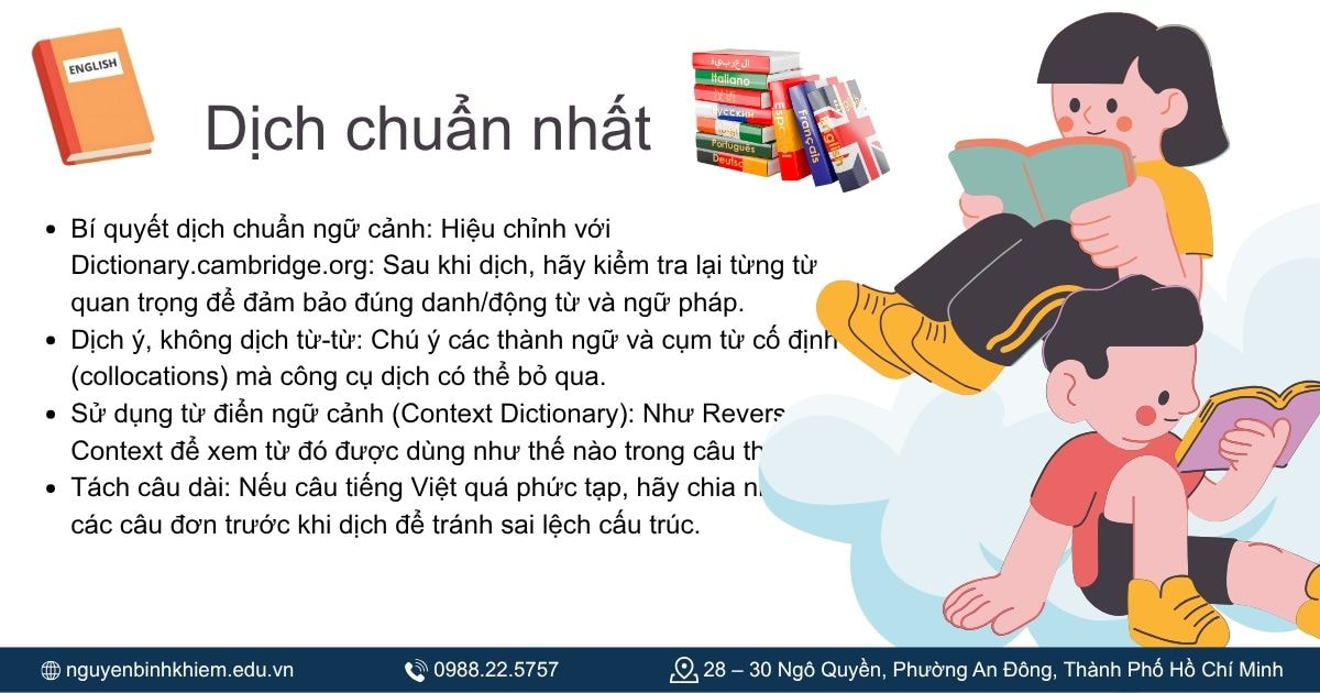 Dịch chuẩn ngữ cảnh 