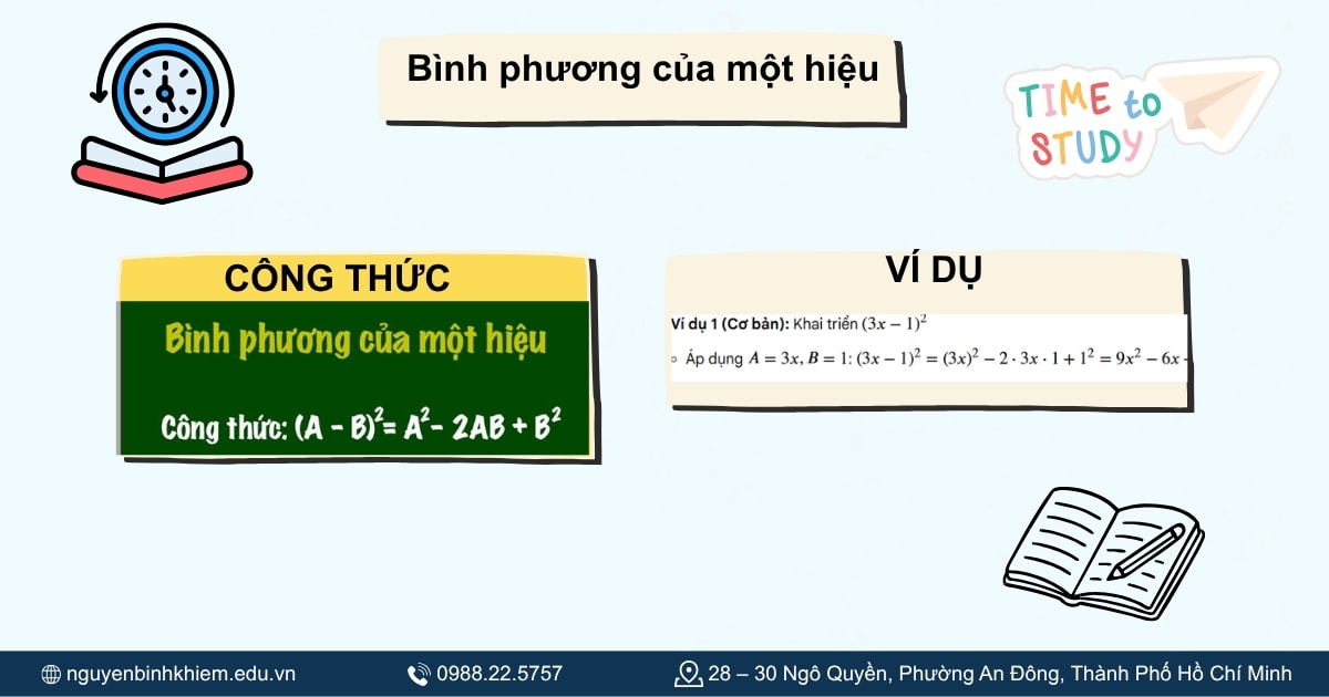 hằng đẳng thức số 2 