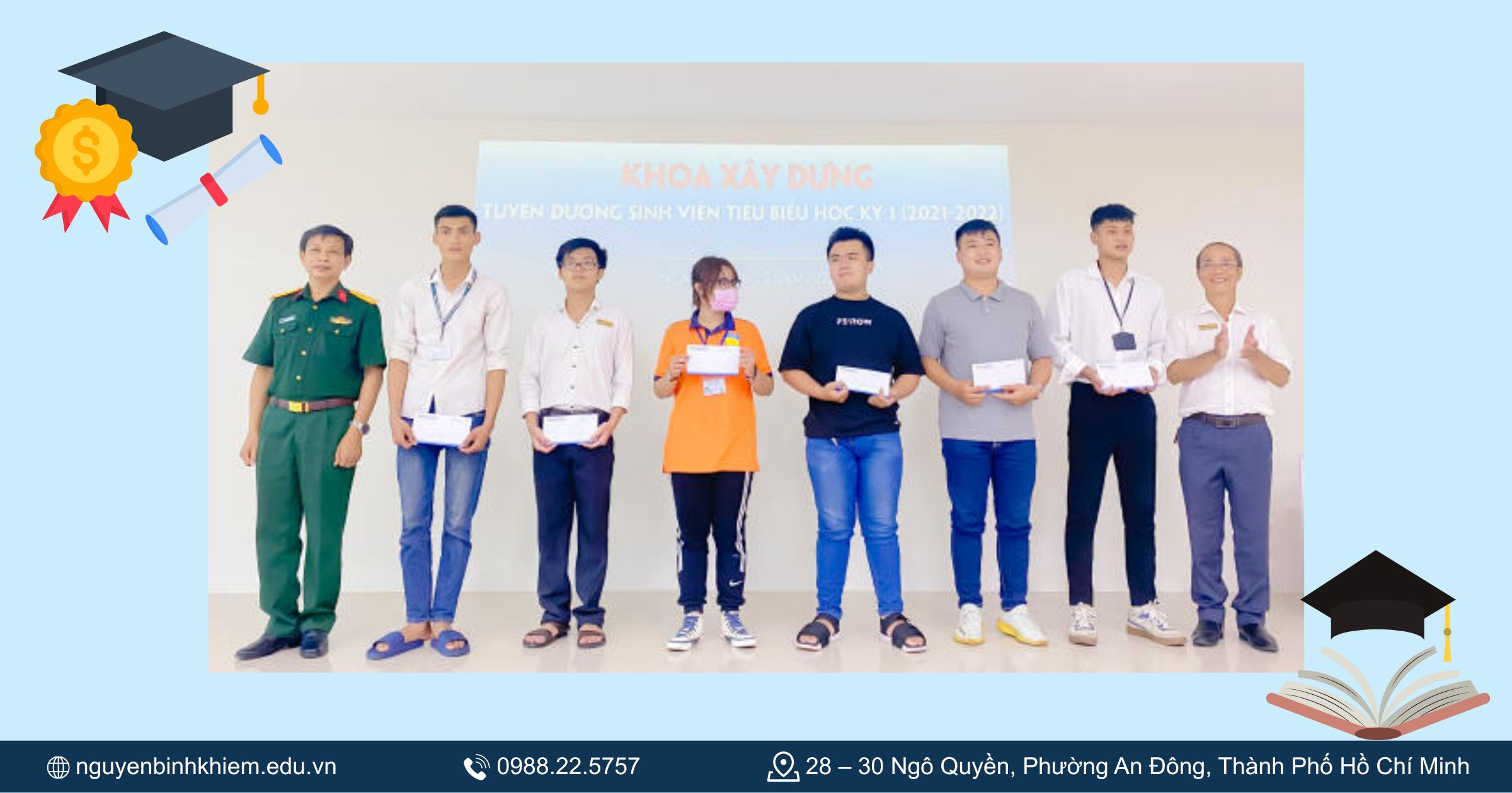 Học bổng doanh nghiệp hoặc tài trợ Đại học HUTECH