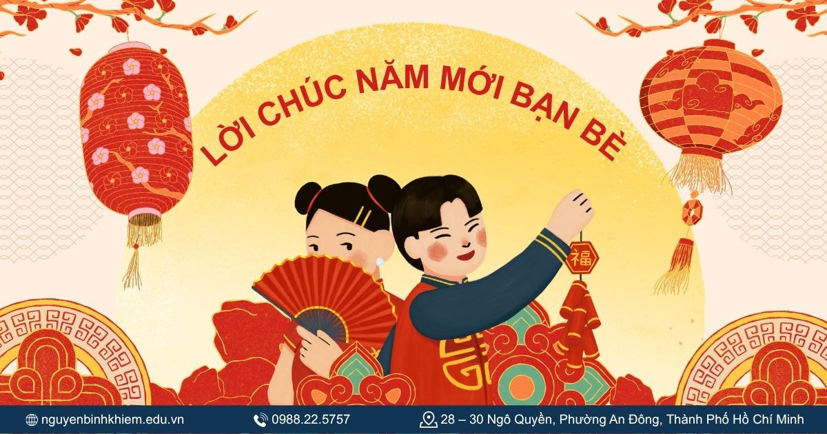 Lời chúc năm mới cho bạn bè 
