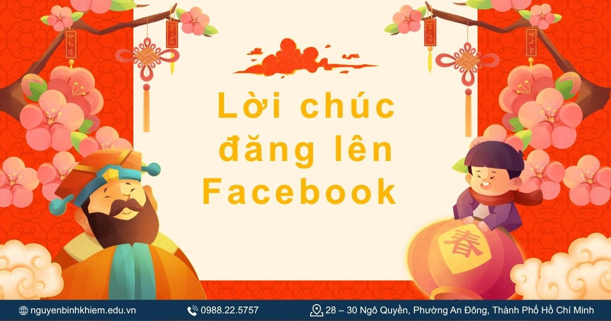 Lời chúc đăng lên Facebook