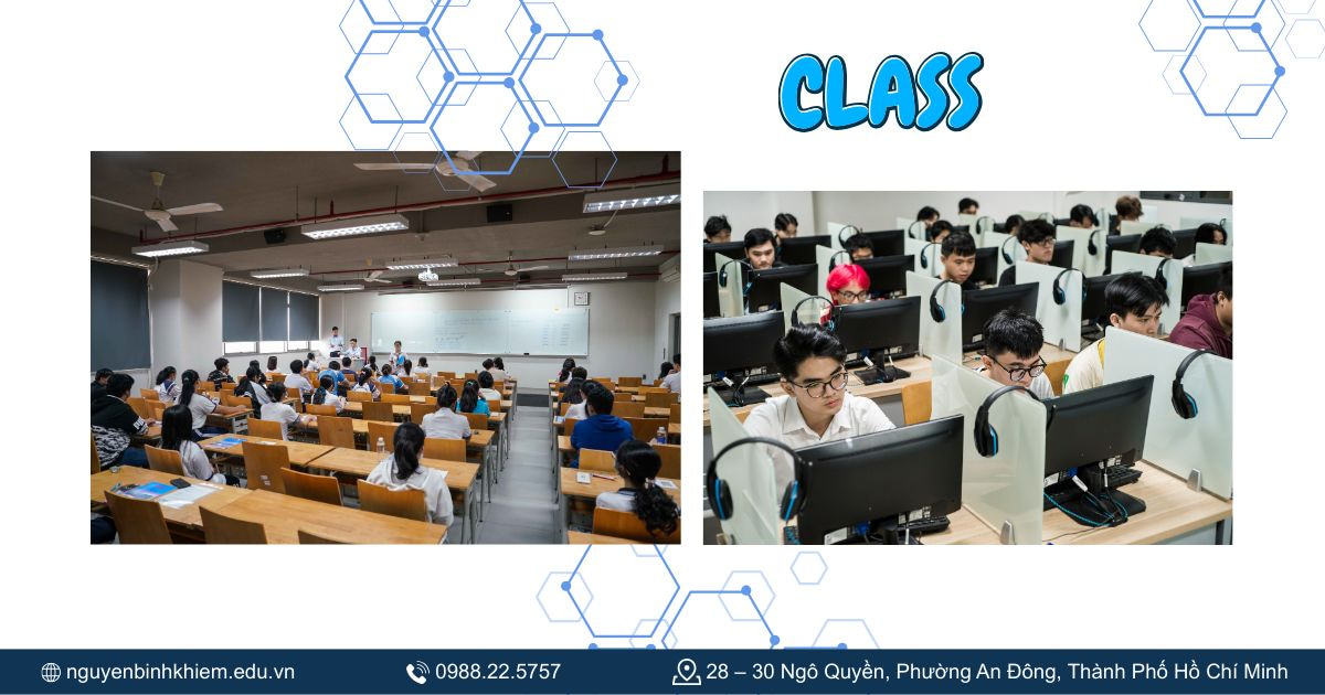 Lớp học Trường Đại học Văn Lang cơ sở 1