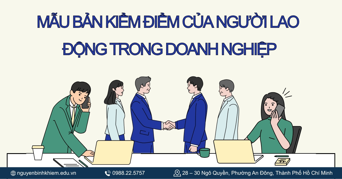 Mẫu bản kiểm điểm cho người lao động