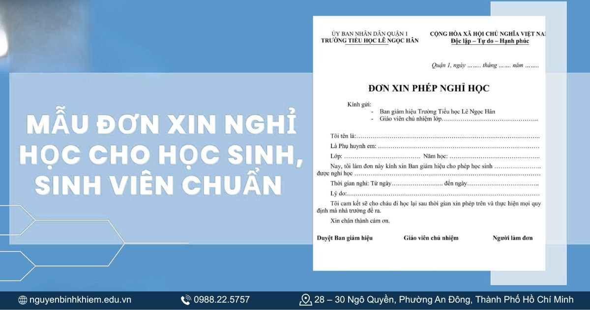 Mẫu dành cho sinh viên