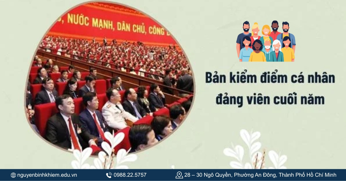 Mẫu kiểm điểm cuối năm của Đảng 