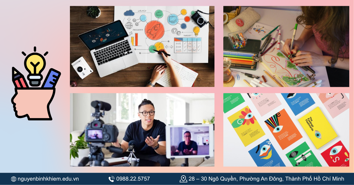 Nhóm ngành thiết kế và sáng tạo nội dung