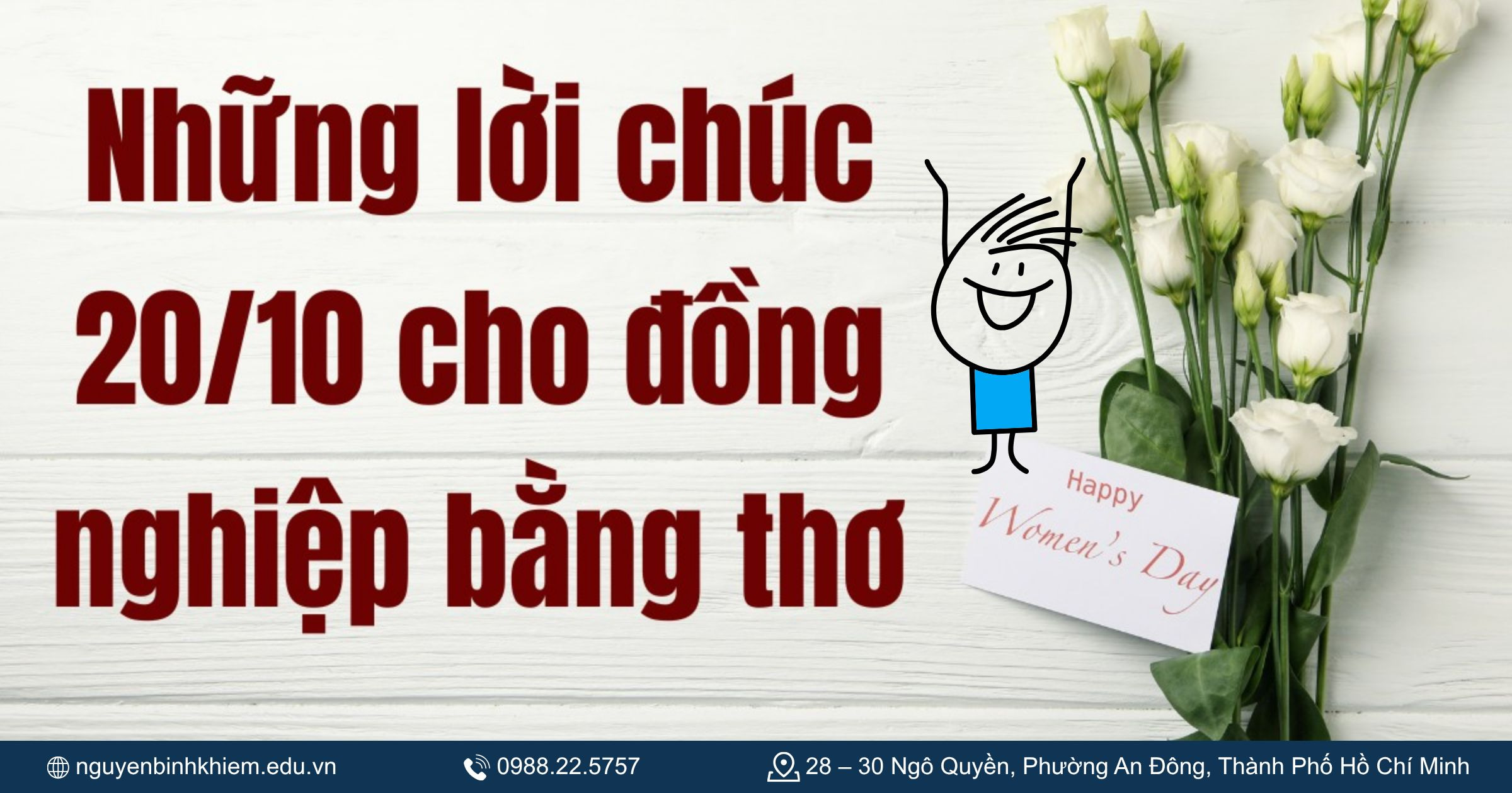  Những câu chúc 20 10 cho đồng nghiệp hài hước