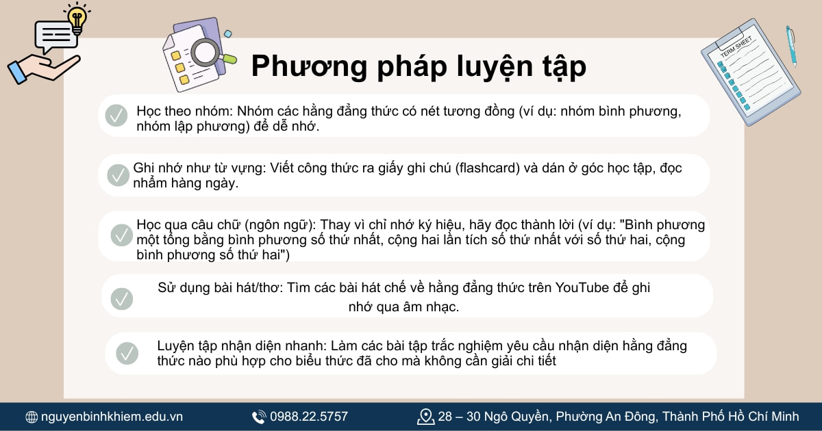 Phương pháp luyện tập 