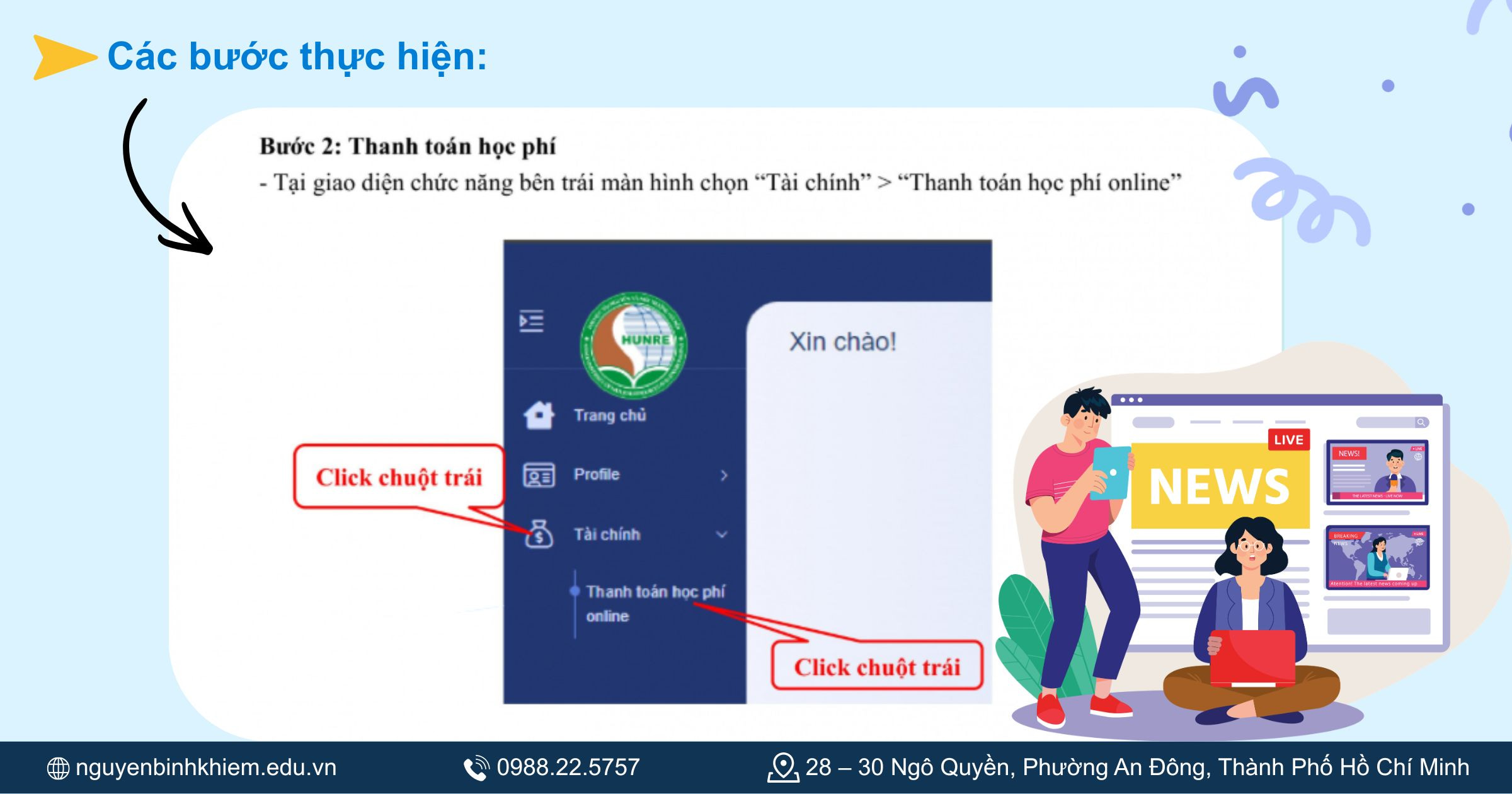 Thanh toán học phí