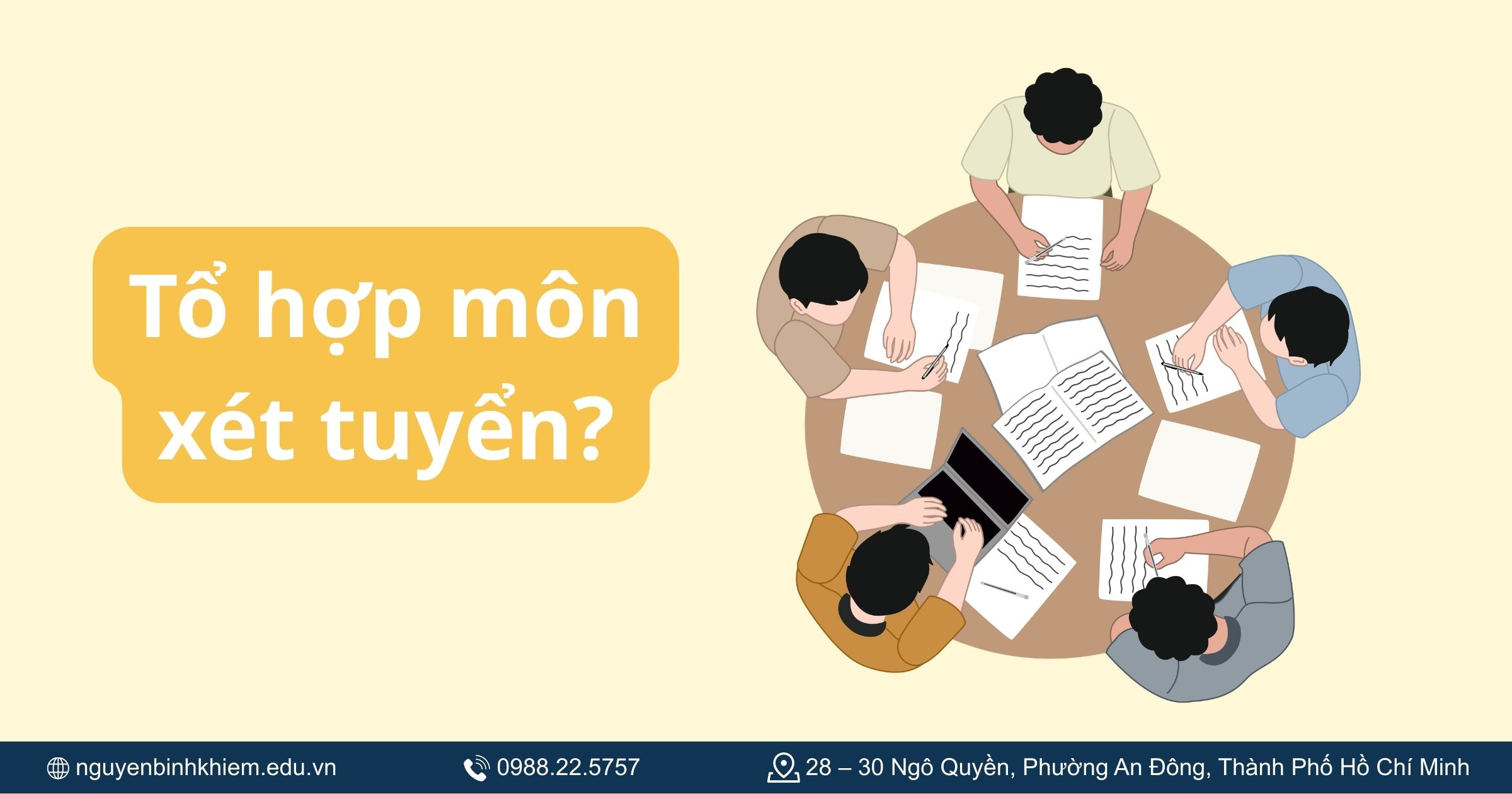 Tổ hợp môn xét tuyển