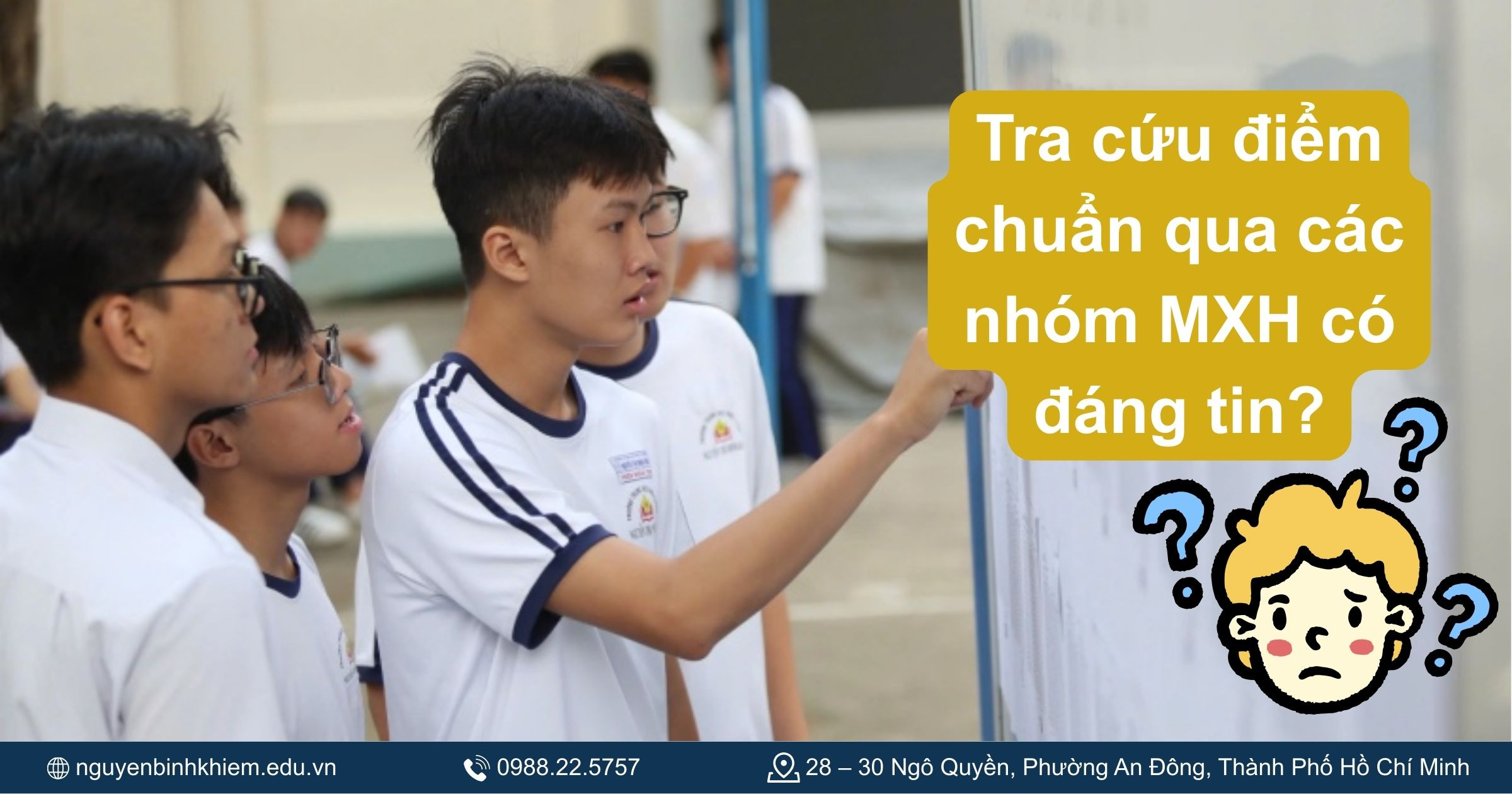 Tại sao tôi không tra cứu được kết quả trên website trường?