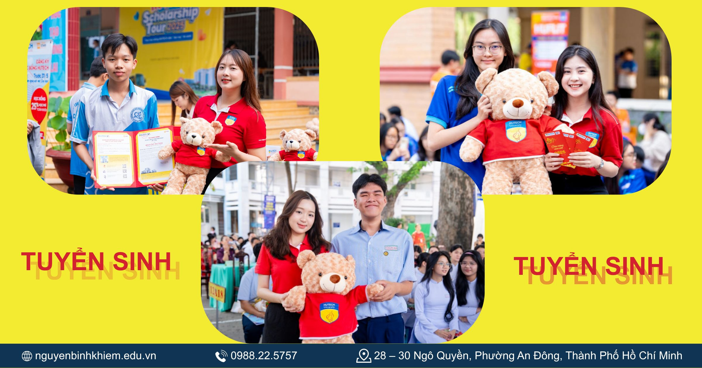 Trường HUTECH đi đến các Trường THPT để tuyển sinh