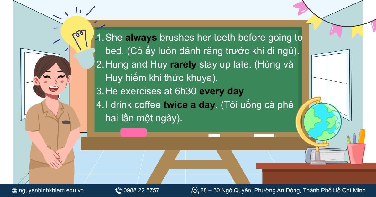 Ví dụ theo dấu hiệu nhận biết