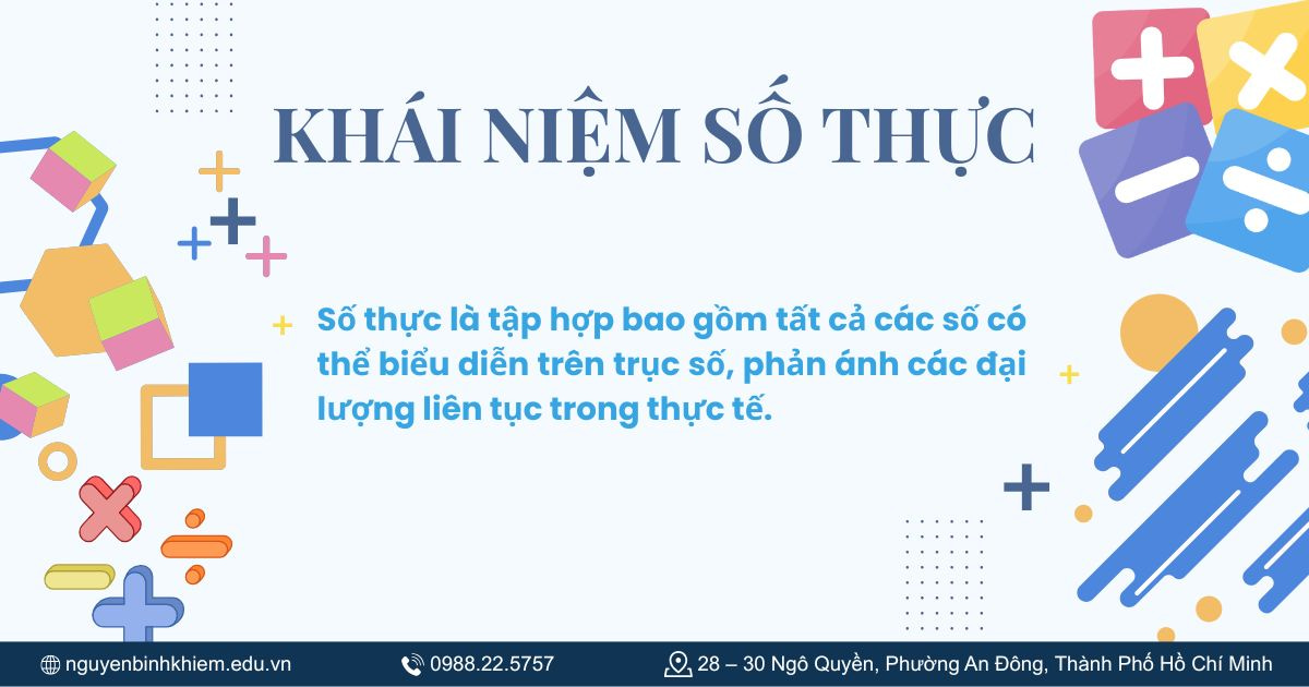 Khái niệm số thực