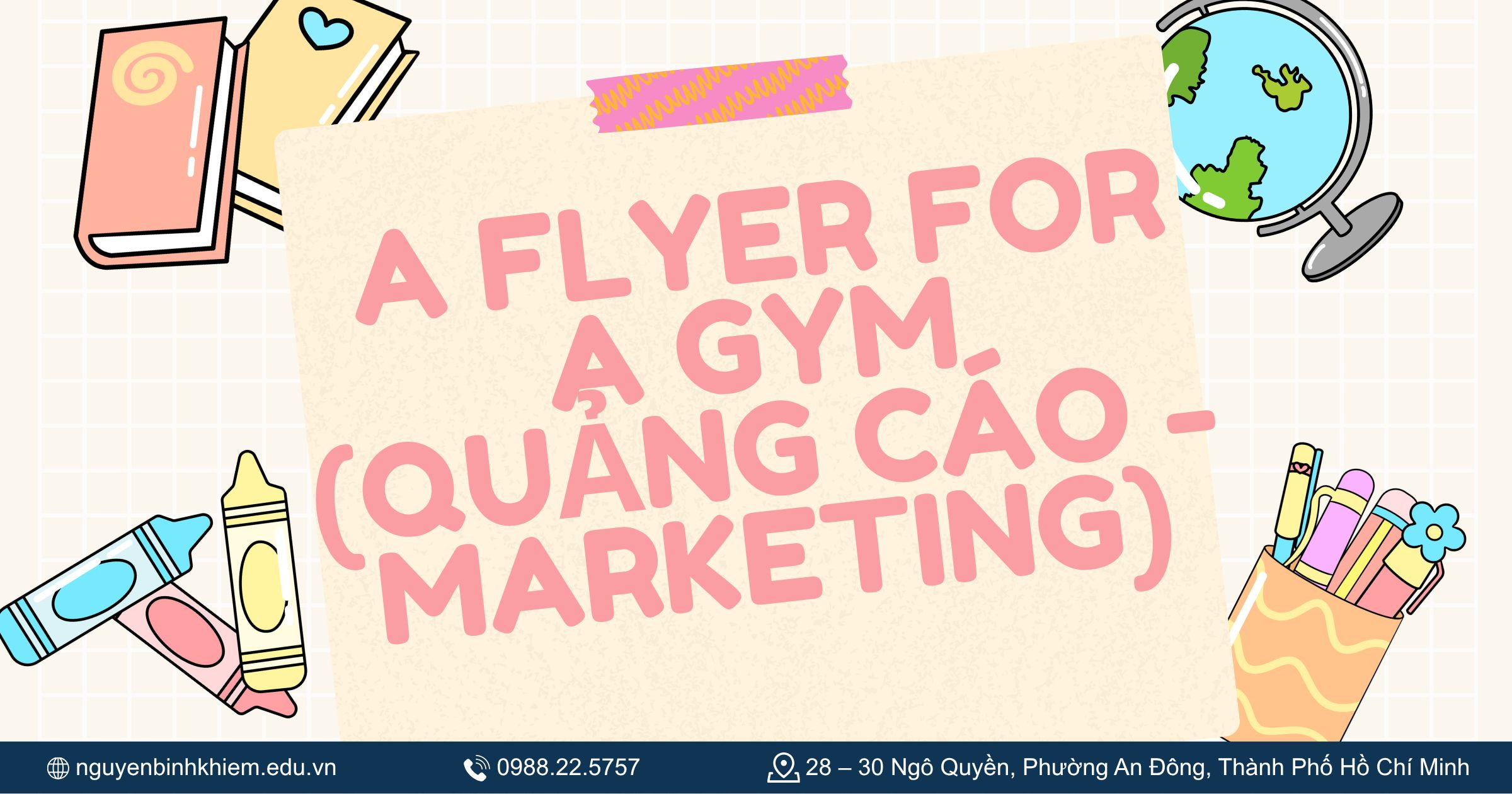 A Flyer for a Gym (Quảng cáo - marketing)