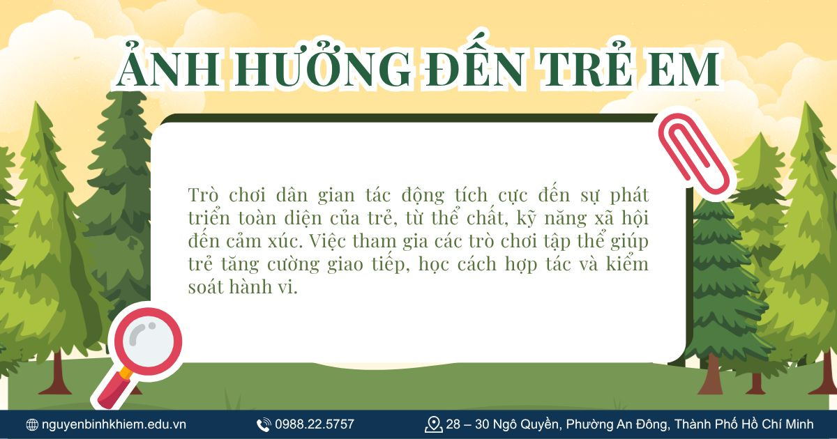 Ảnh hưởng đến trẻ em