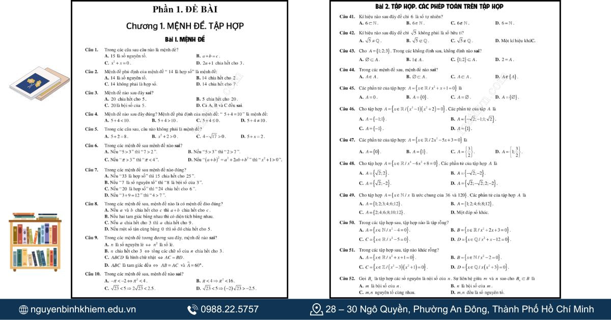 Bài tập trắc nghiệm 