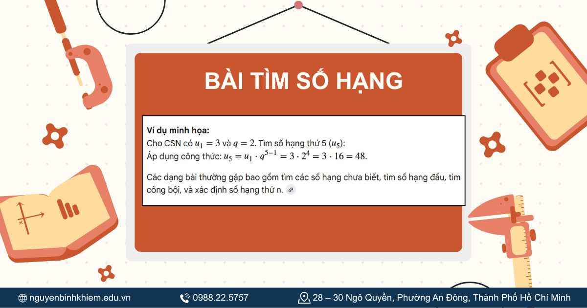 Bài tìm số hạng