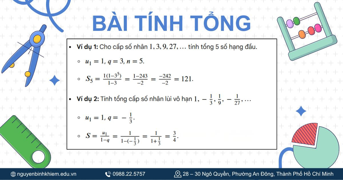 Bài tính tổng.