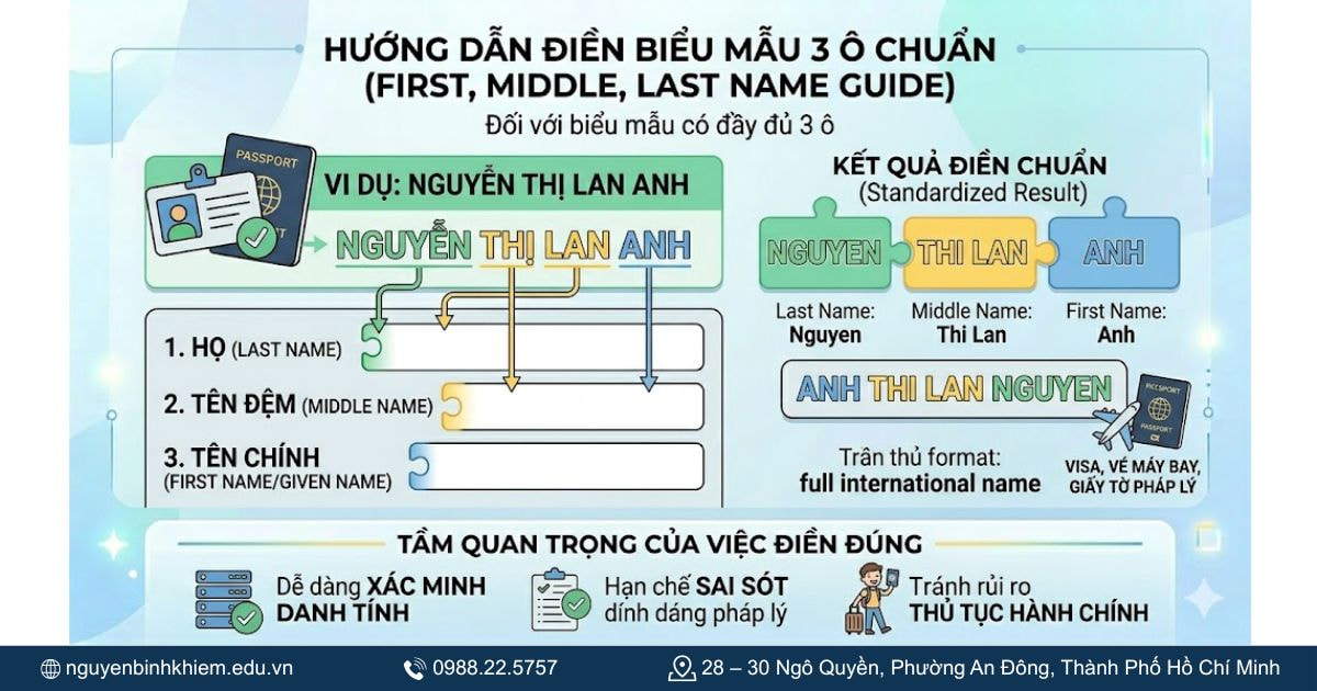 Biểu mẫu 3 ô
