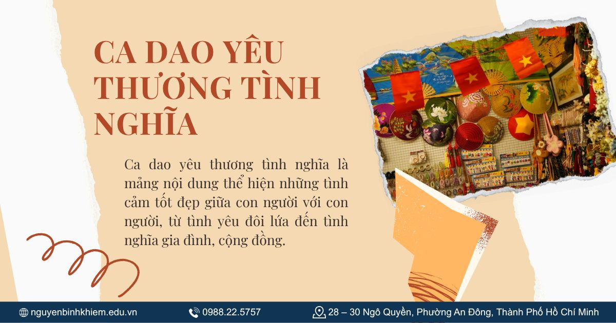 Ca dao yêu thương tình nghĩa