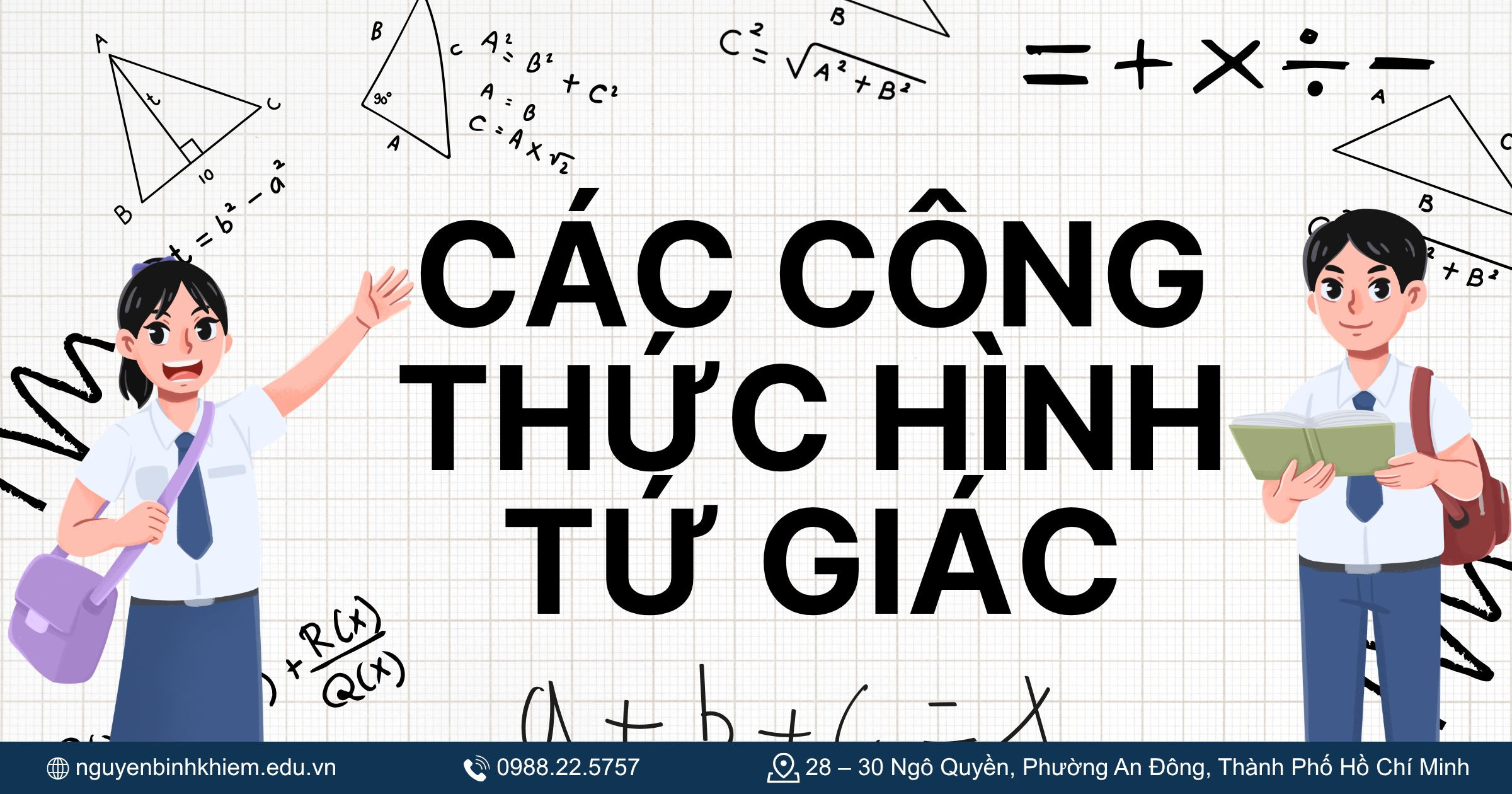Các công thức hình tứ giác