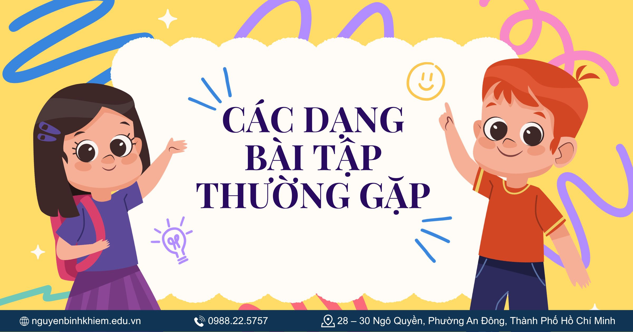 Các dạng bài tập thường gặp