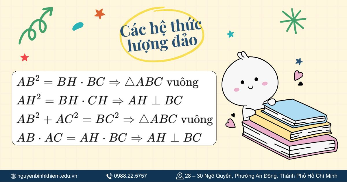 Các hệ thức lượng đảo