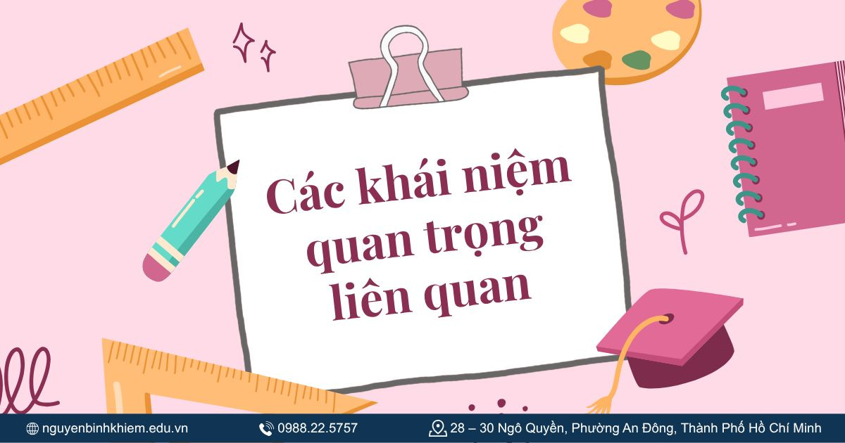 Các khái niệm quan trọng liên quan