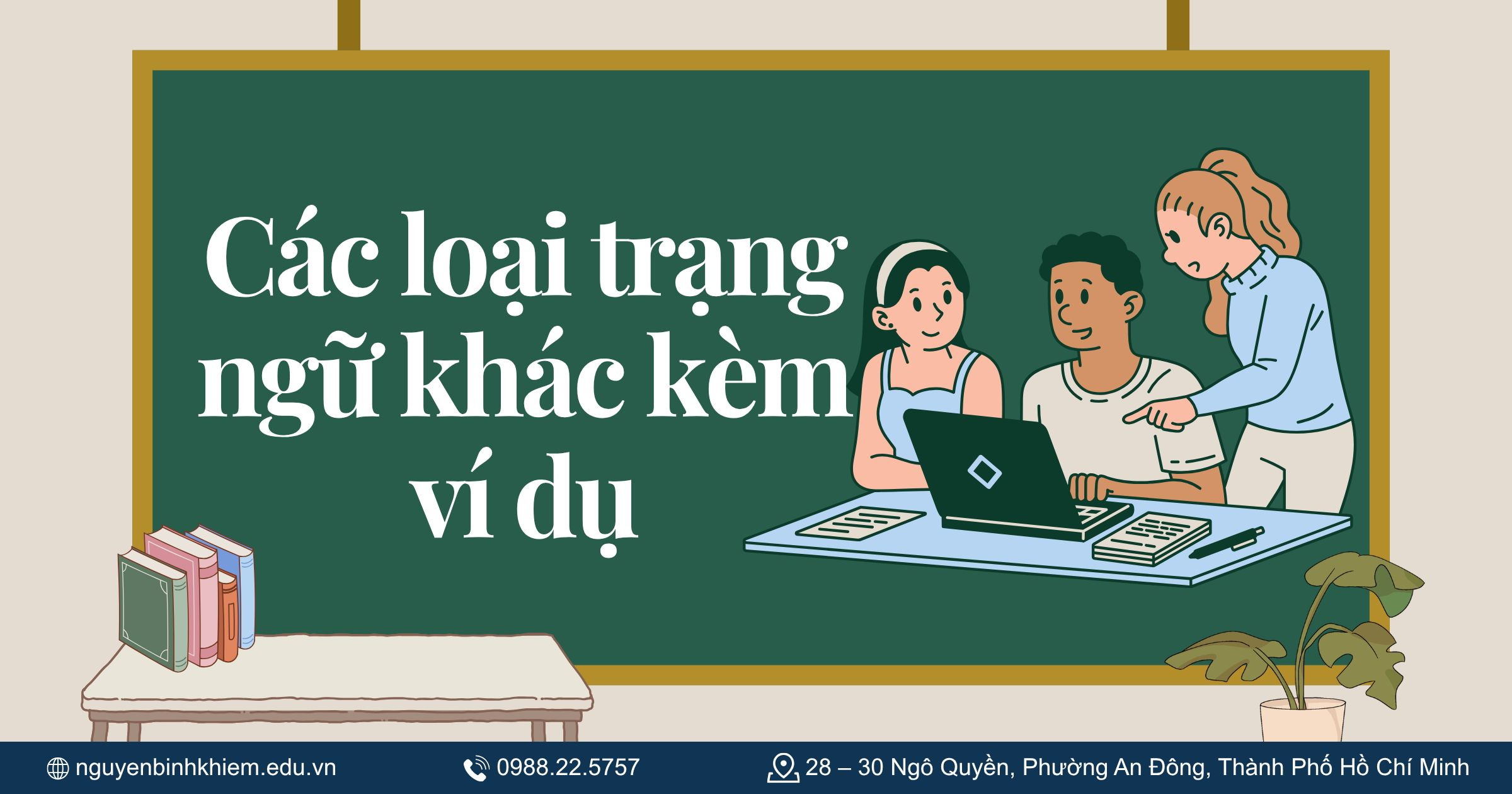 Các loại trạng ngữ khác và ví dụ