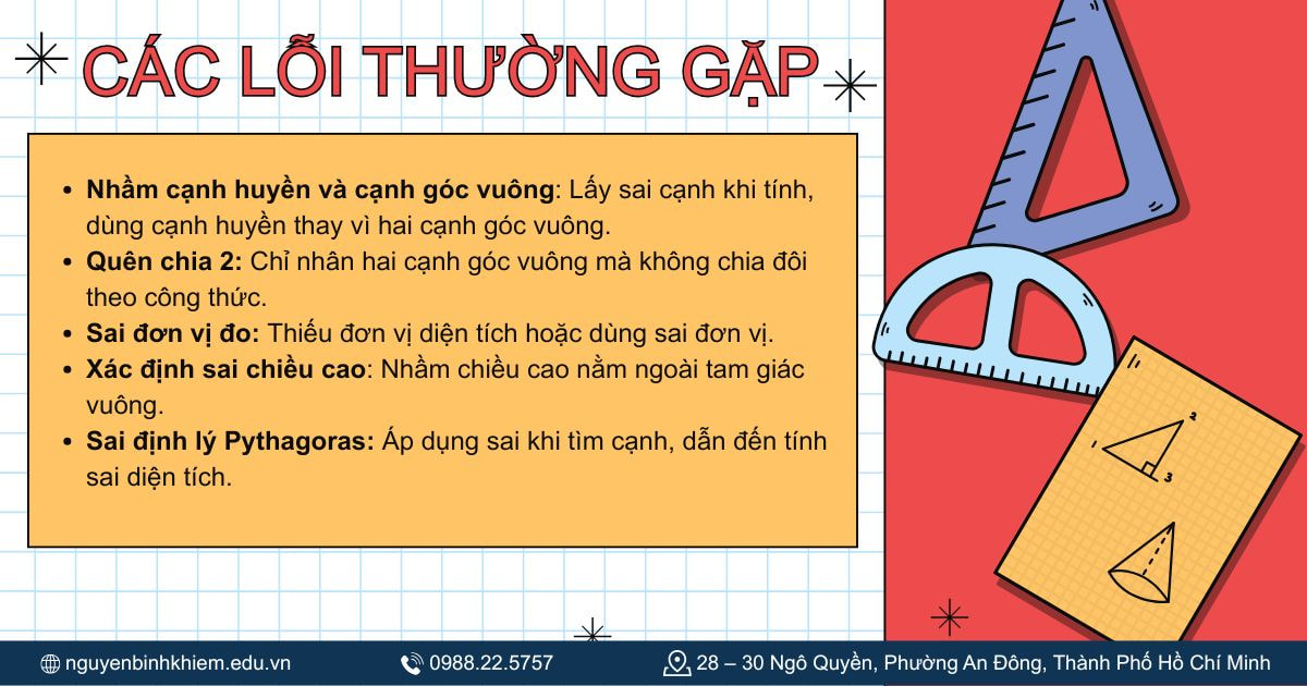 Các lỗi sai thường gặp