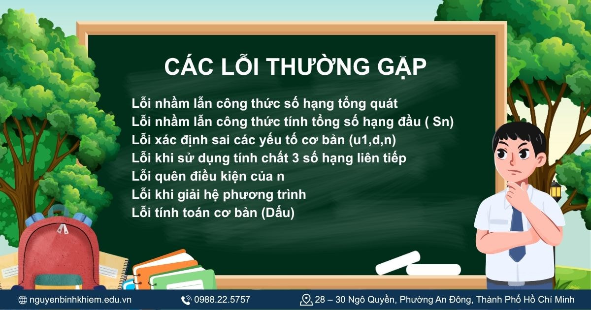 Các lỗi thường gặp