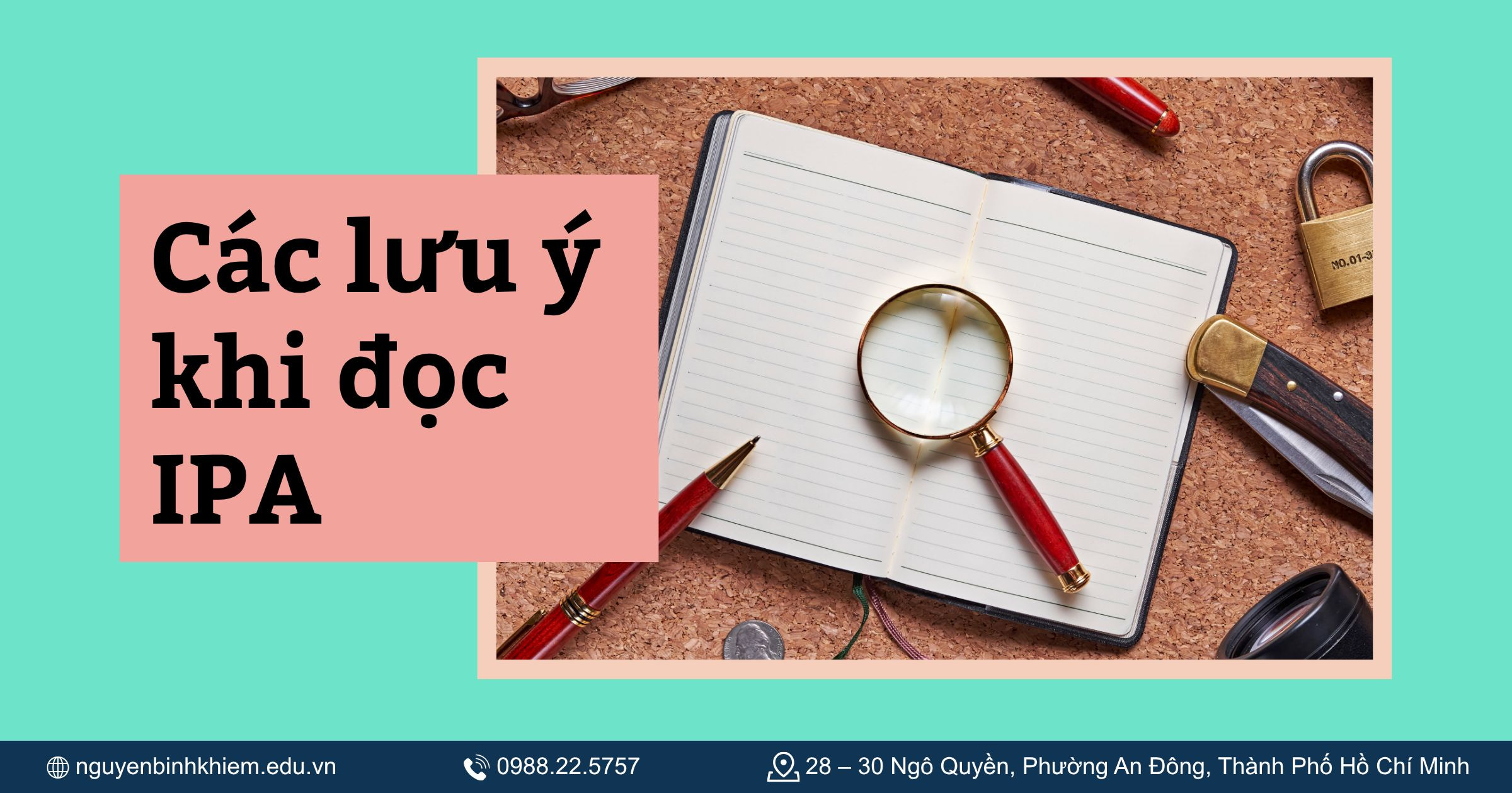 Các lưu ý khi đọc IPA