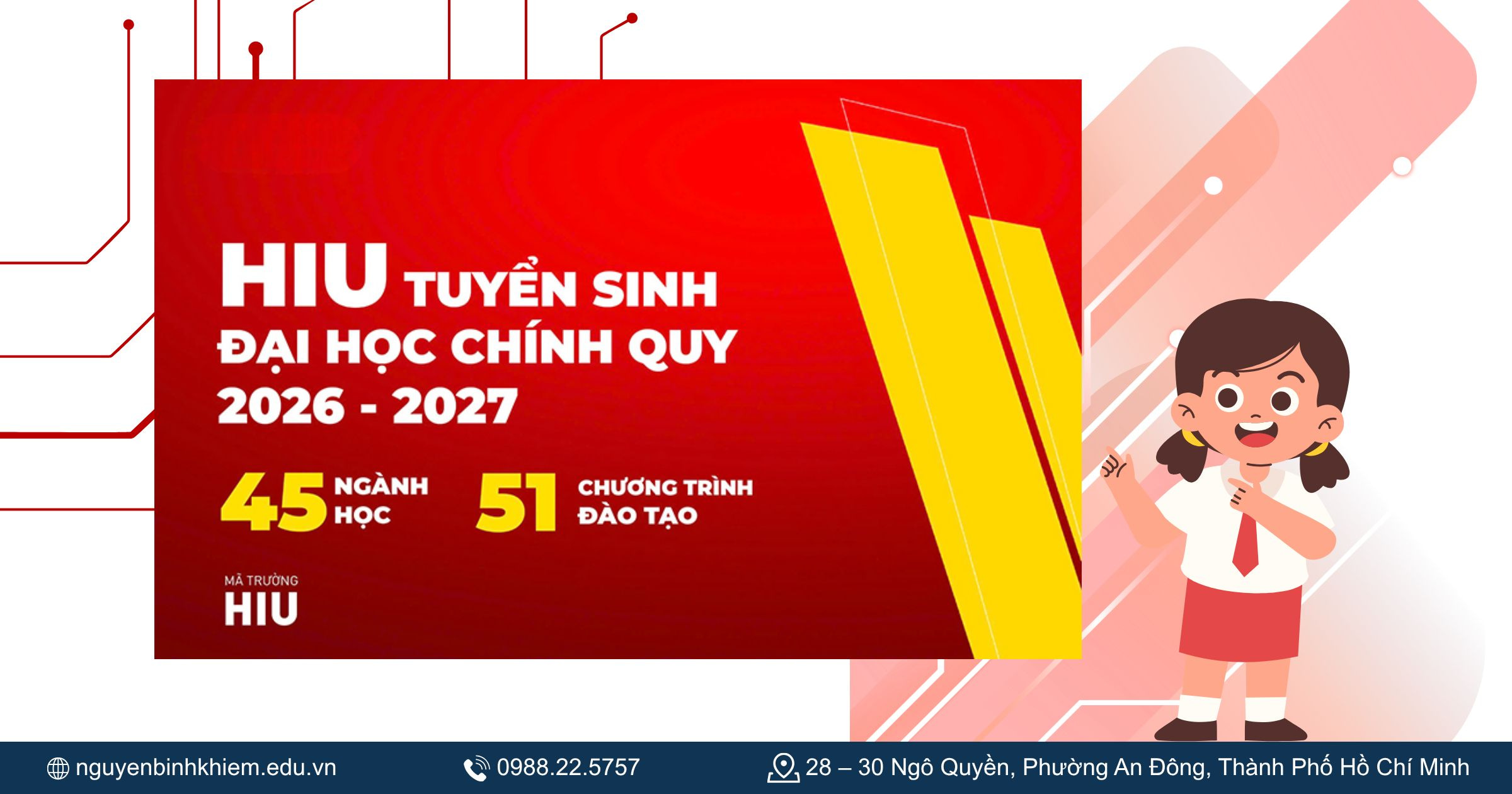 Các ngành tuyển sinh 