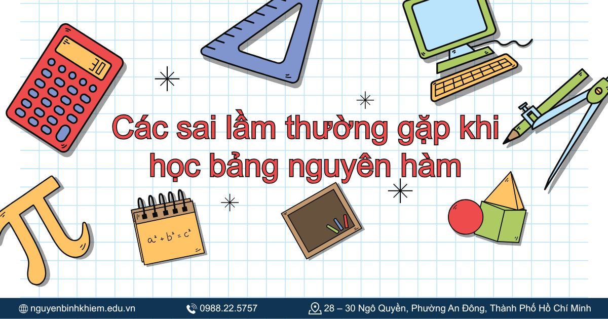 Các sai lầm thường gặp