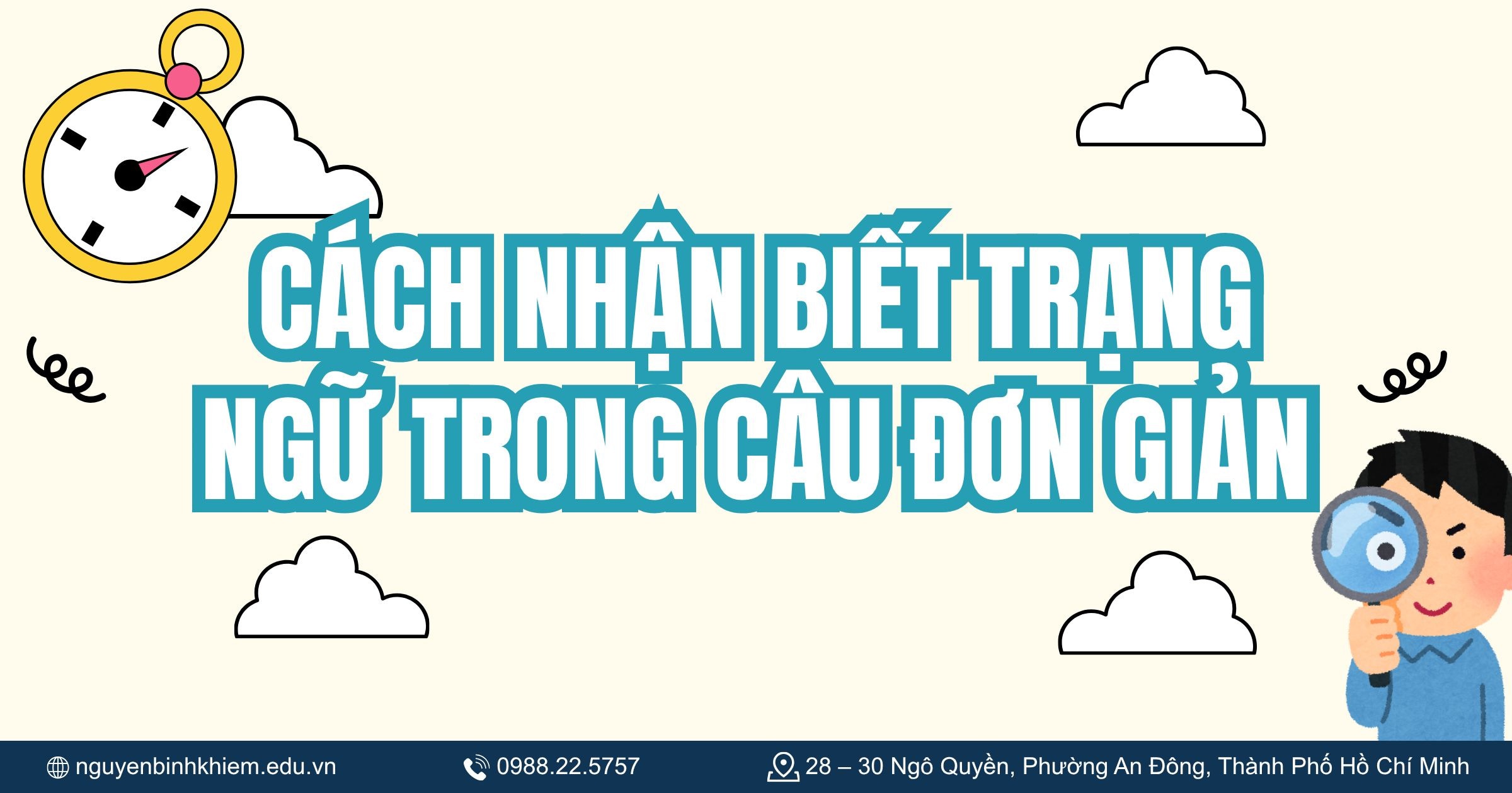 Cách nhận biết trạng ngữ trong câu đơn giản
