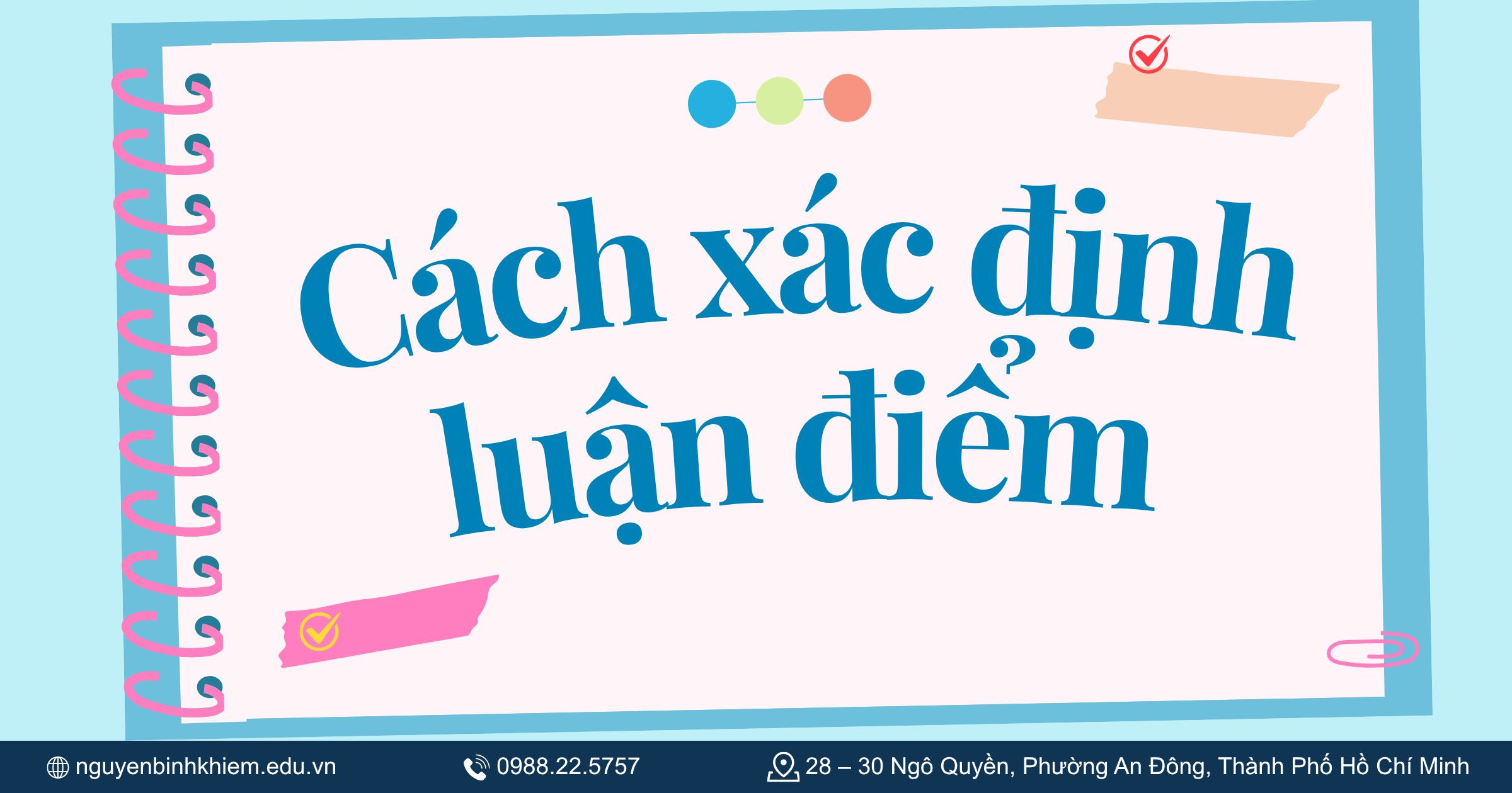 Cách xác định luận điểm