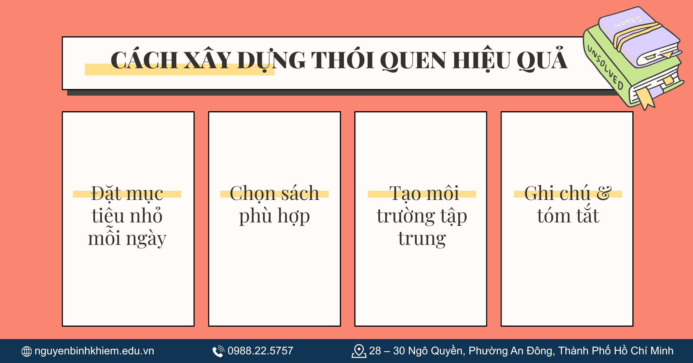 Cách xây dựng thói quen đọc sách hiệu quả mỗi ngày