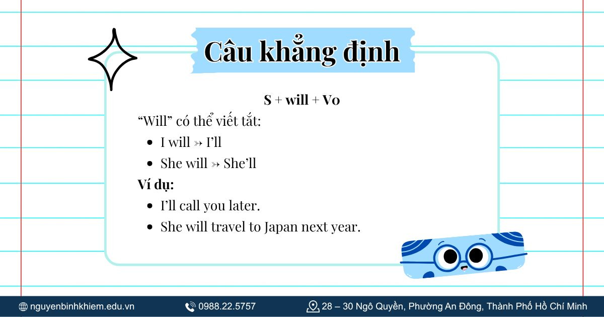 Câu khẳng định