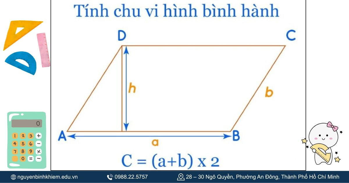 Chu vi hình bình hành