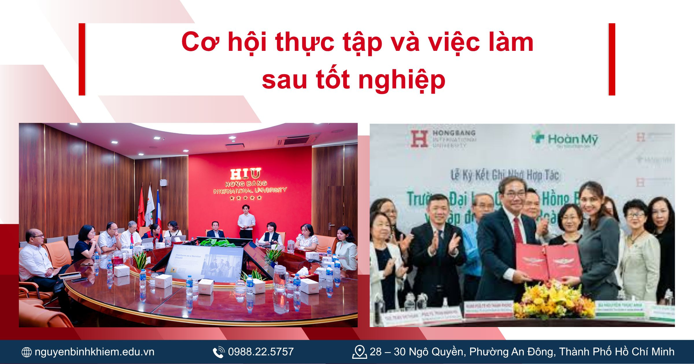 Cơ hội thực tập và việc làm sau tốt nghiệp 