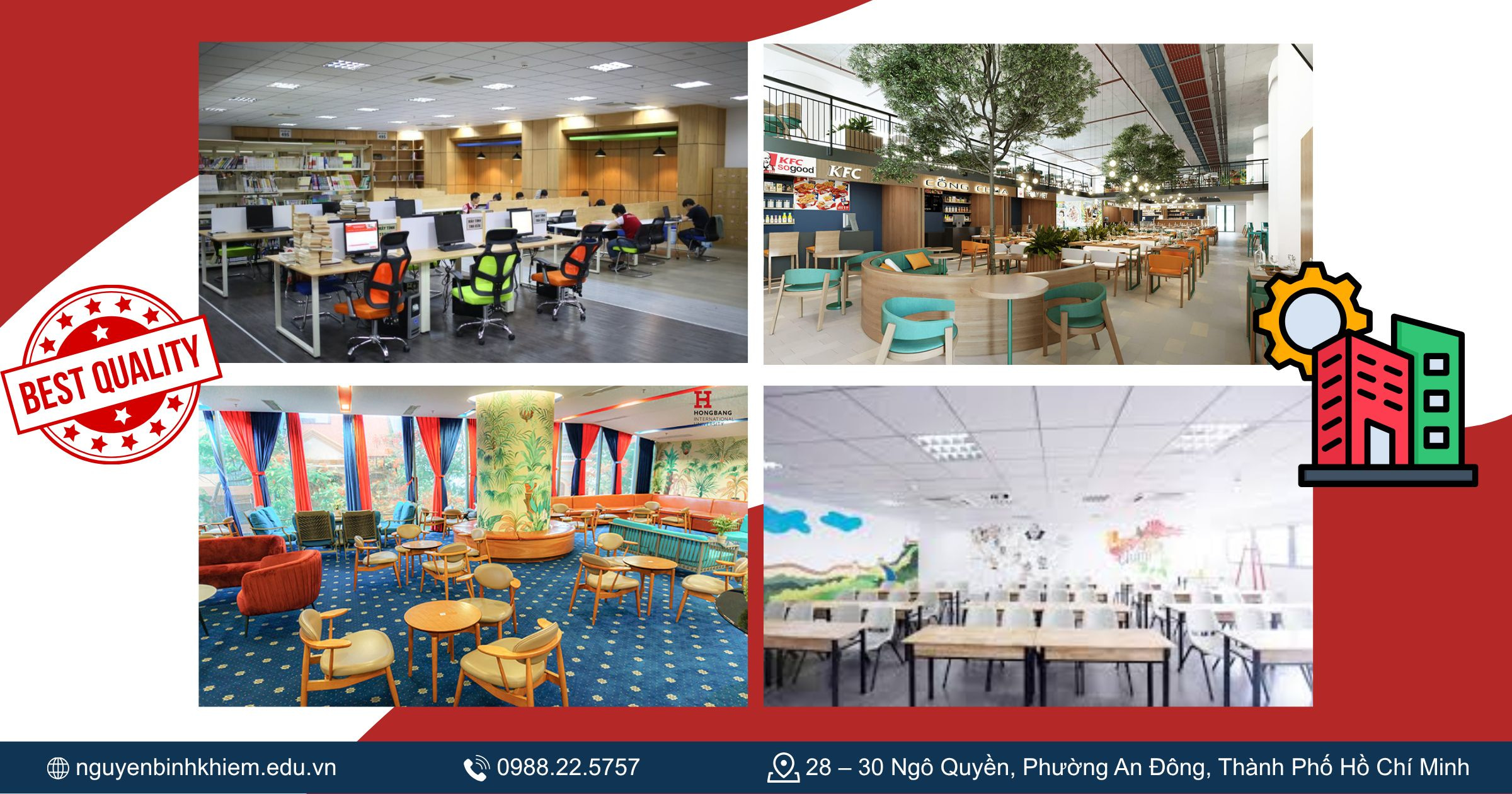 Cơ sở vật chất và môi trường học tập tại HIU