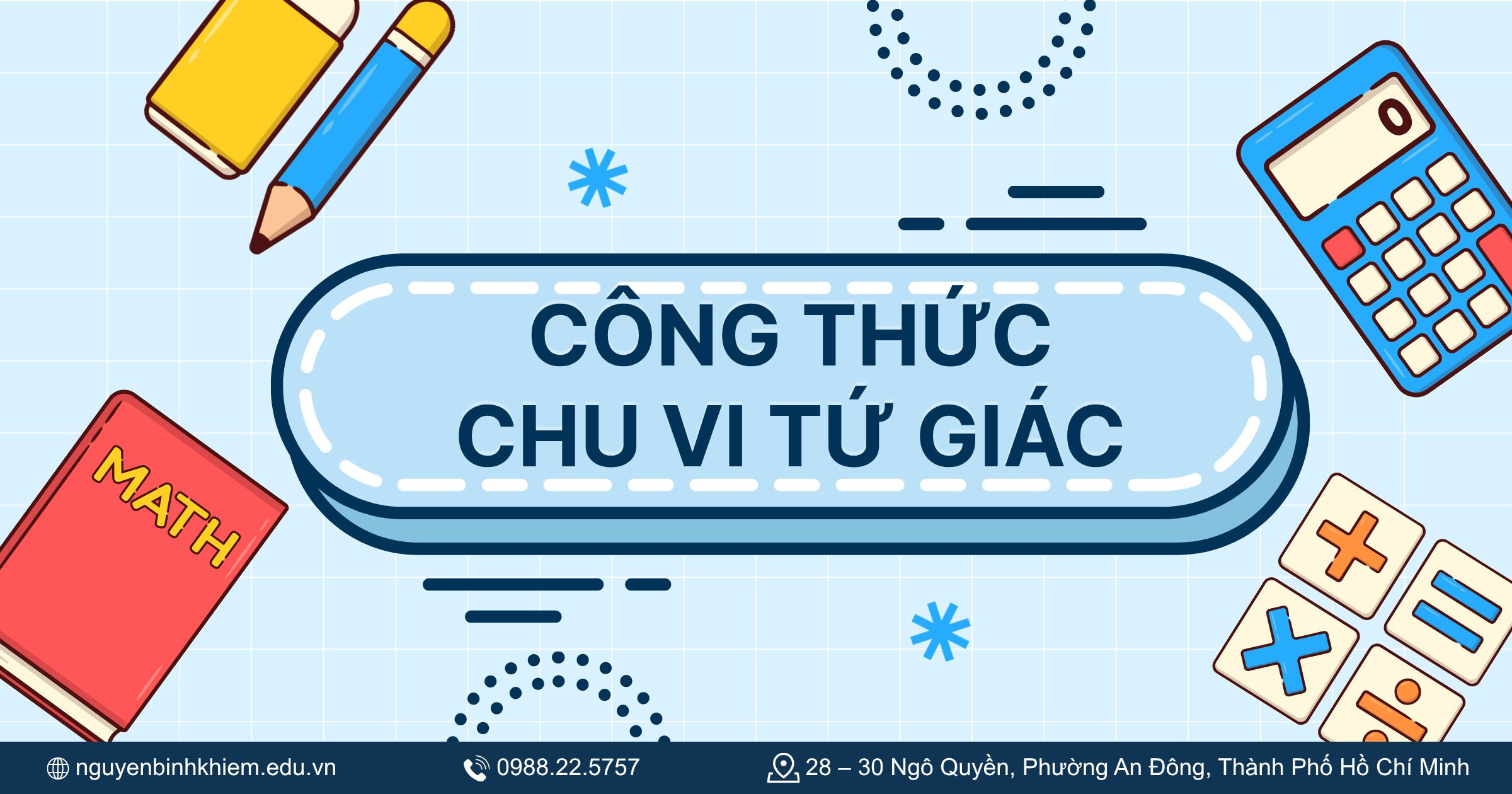 Công thức chu vi tứ giác