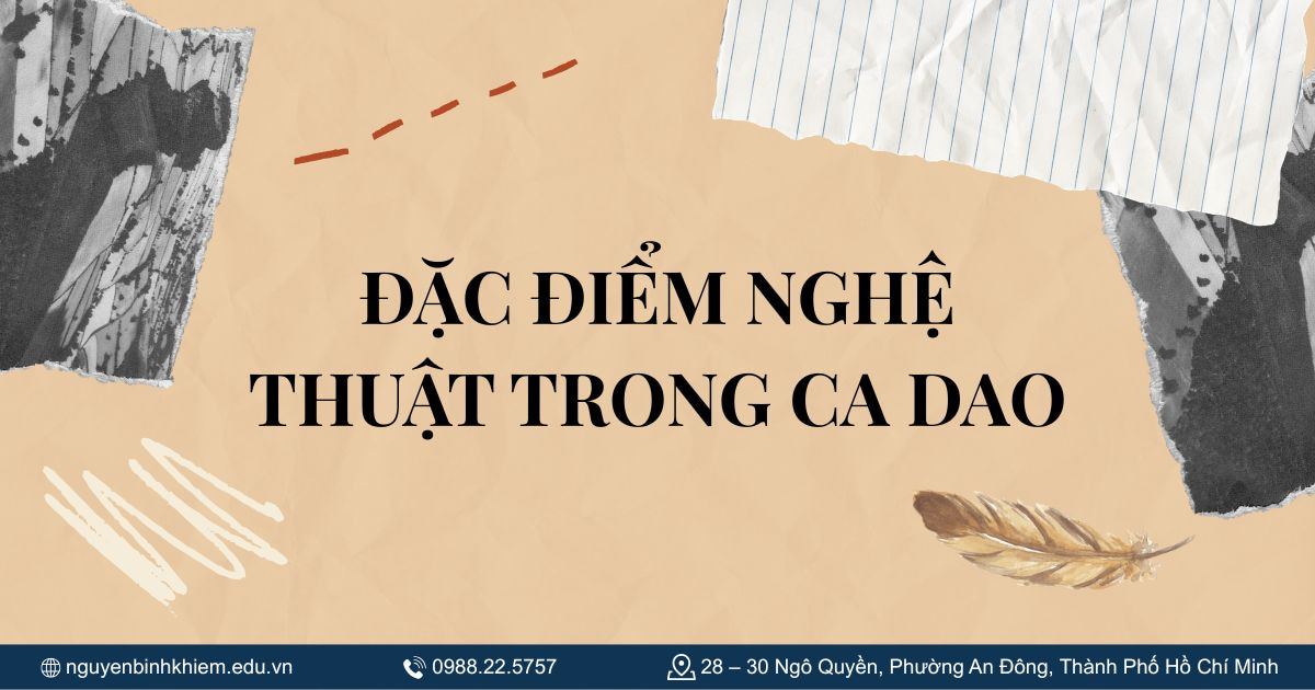 Đặc điểm nghệ thuật trong ca dao