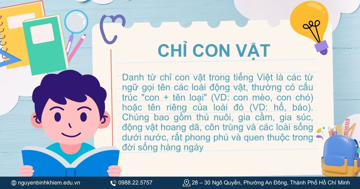 Danh từ chỉ con vật