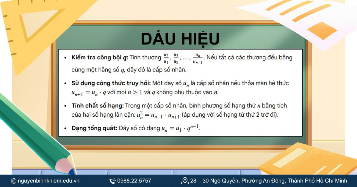 Dấu hiệu nhận biết